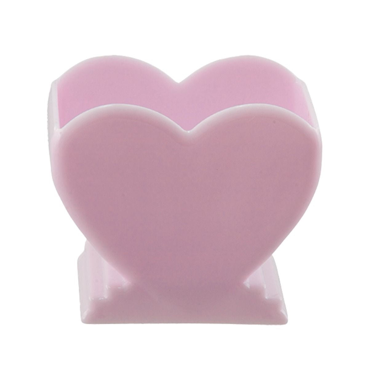 4.5" HEART VASE-SOFT PINK