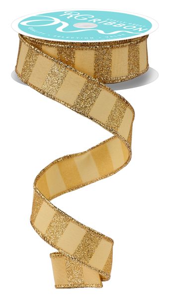 7/8" x 10yd Horizontal Glitter Stripes - RGF7966LA