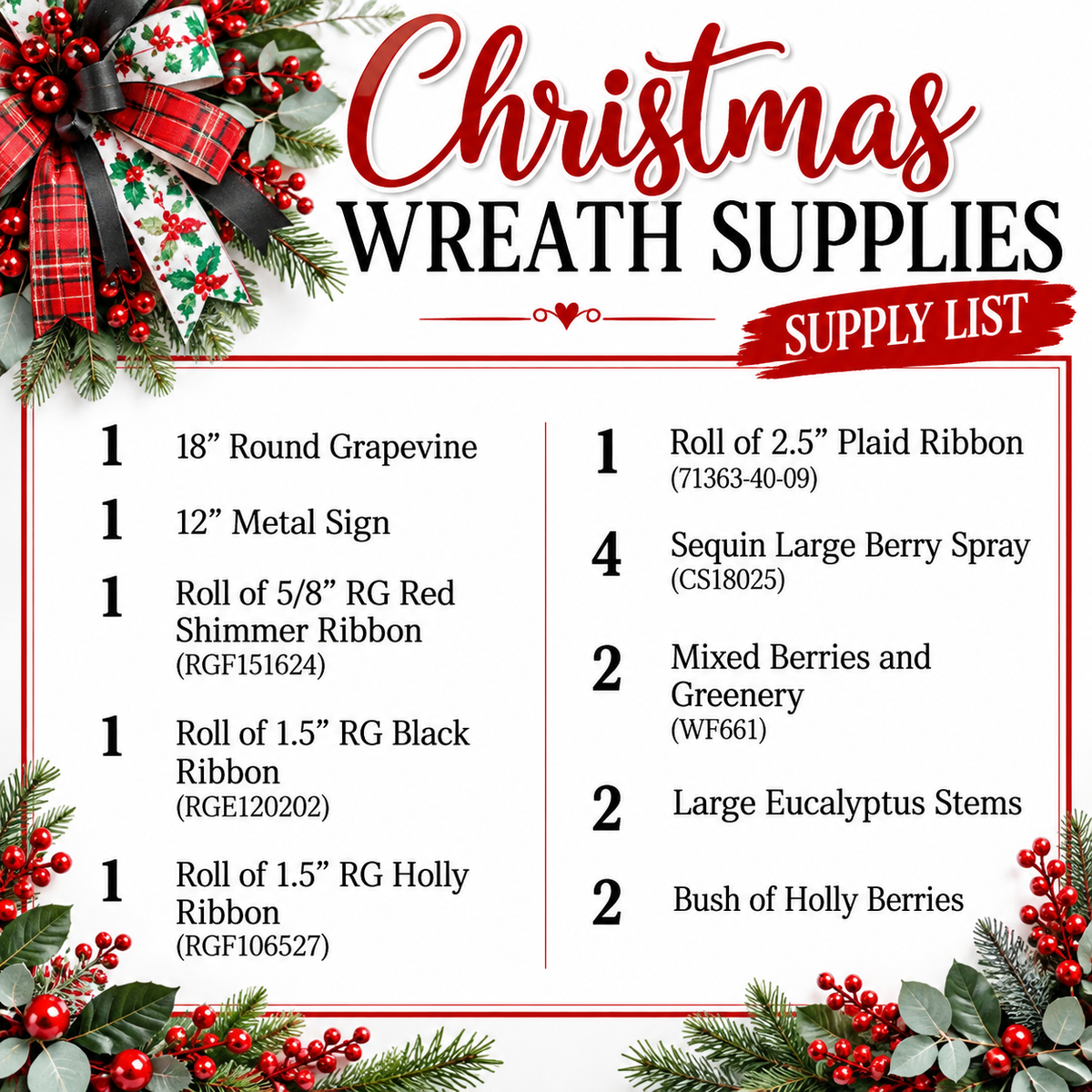 Mr.& Mrs. Santa Claus Kits by Christine Tine's DOORmaments and More