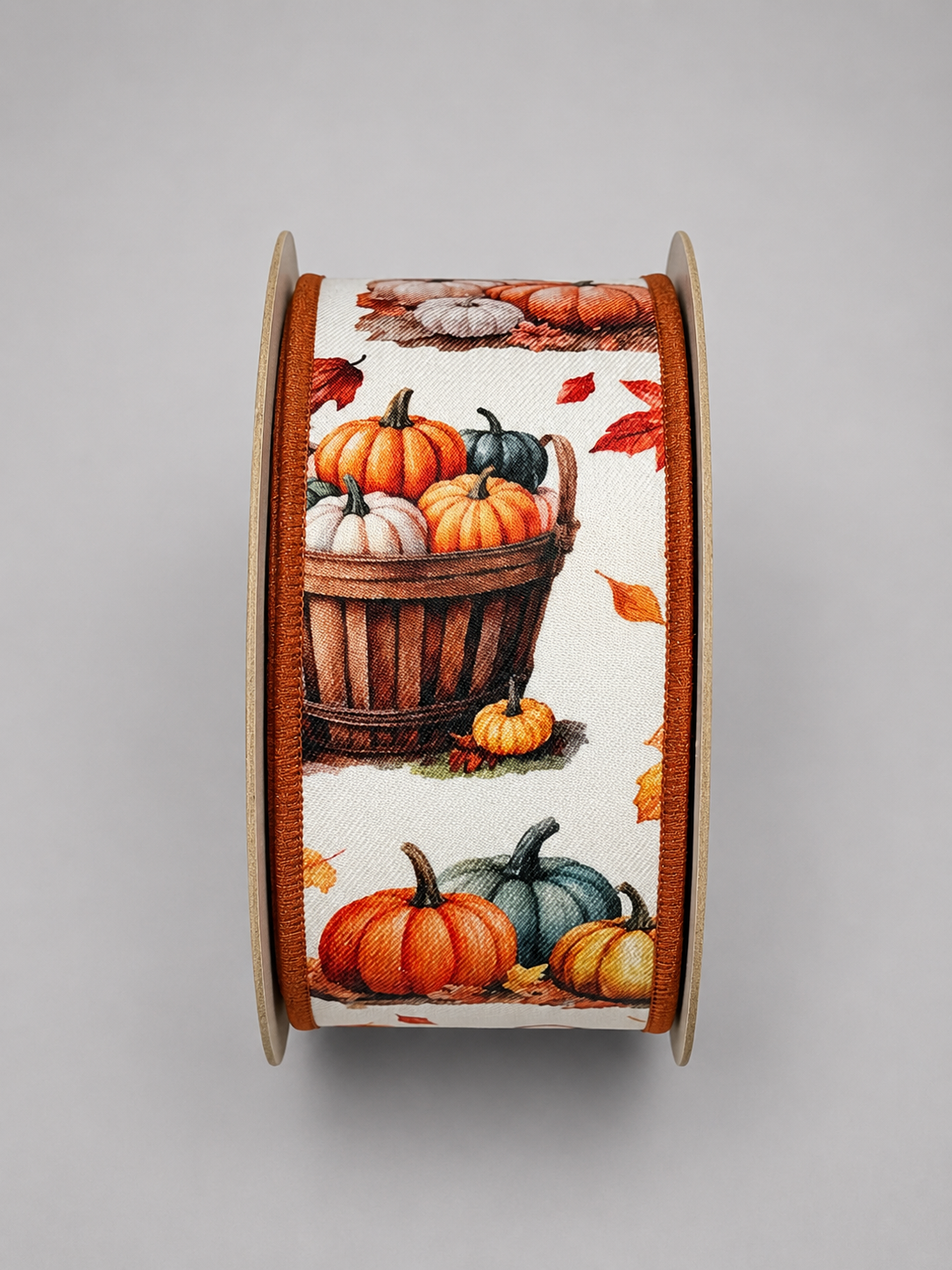 2.5" x 10yd Pumpkin Patch/ Fused - LX1136C2