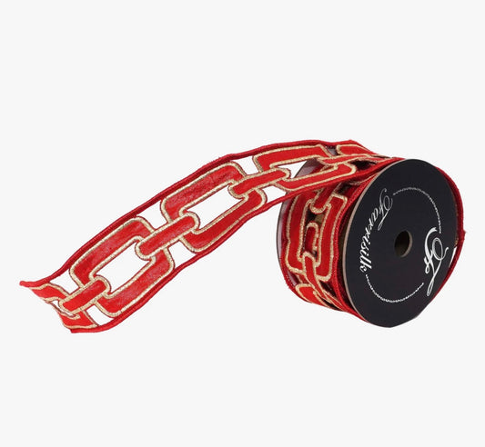 FARRISILK CHRISTMAS CHAIN - 2.25'' X 5YD