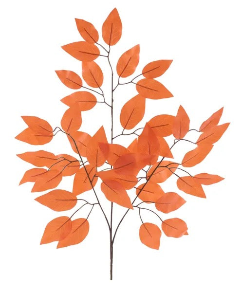 Orange Ficus Bundle of 12 Stems - Artificial Floral