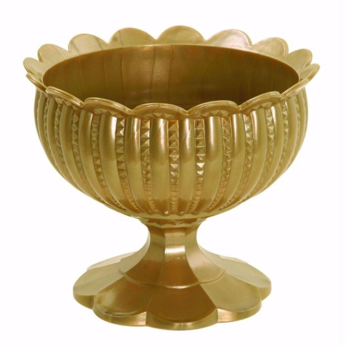 6" CHALICE VASE-GOLD