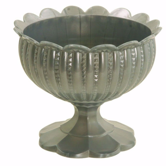 6" CHALICE VASE/SILVER