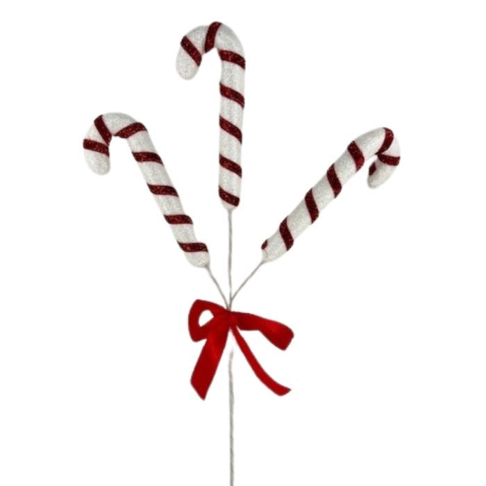 22" CANDY CANE X3