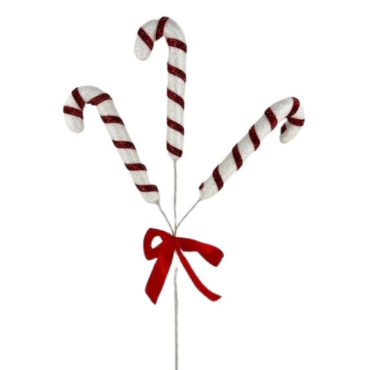 22" CANDY CANE X3