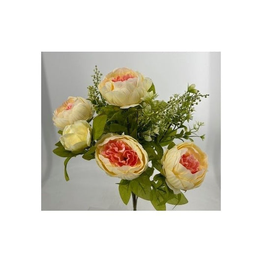 X13 PASSIONATE PEONY BUSH - Artificial Floral