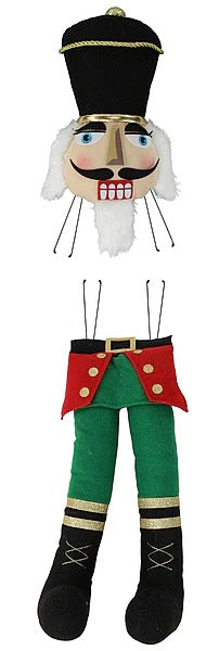 2 Pc 33"H Nutcracker Decor Kit