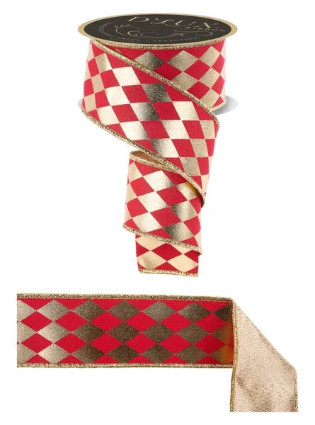 DLux 2.5" x 10yd Met Harlequin/Fused - LX330024