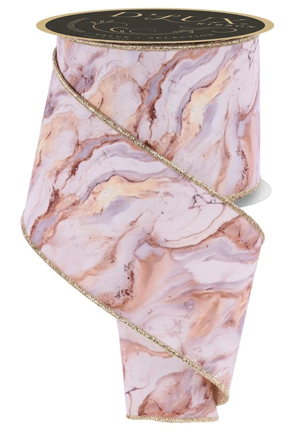 Dlux 4" x10yd Marble/Fused Ribbon - LX110230