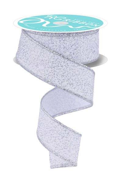 1.5" x 10yd Snow Glitter - RGF181326