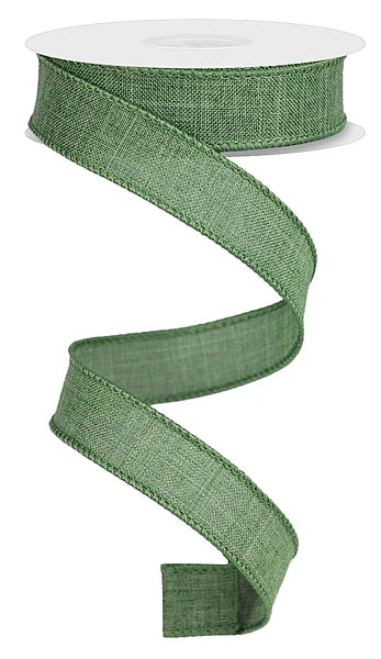 7/8" x 10yd Royal Burlap Sage Green - RG7278AM