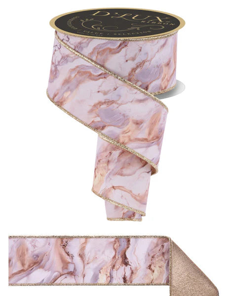 Dlux 2.5" x 10yd Marble/Fused Ribbon - LX110130