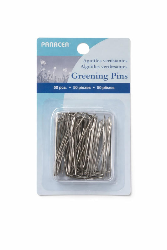 Greening Pins for Wreath Making & Crafts – 50 Count Pins for Securing Greenery